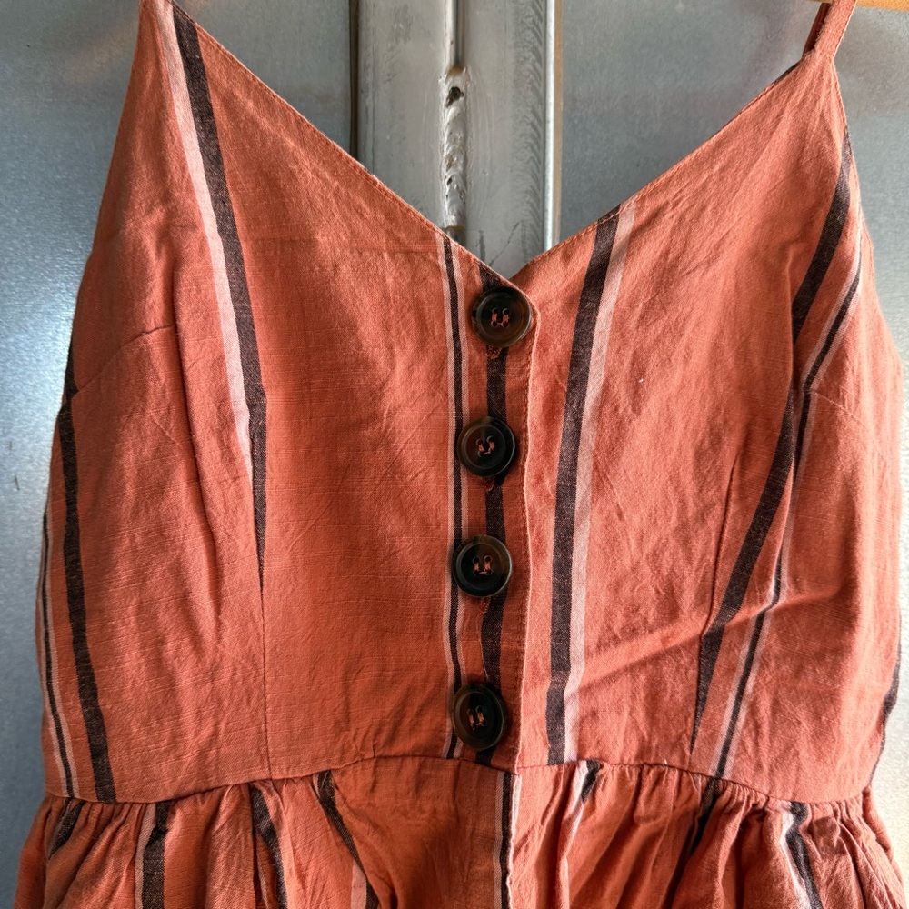 Fun coral colored sundress